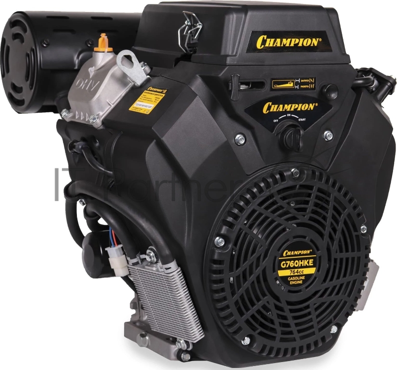 Двигатель бензиновый Champion G760HKE 4-х тактный 24л.с. 18кВт для садовой техники