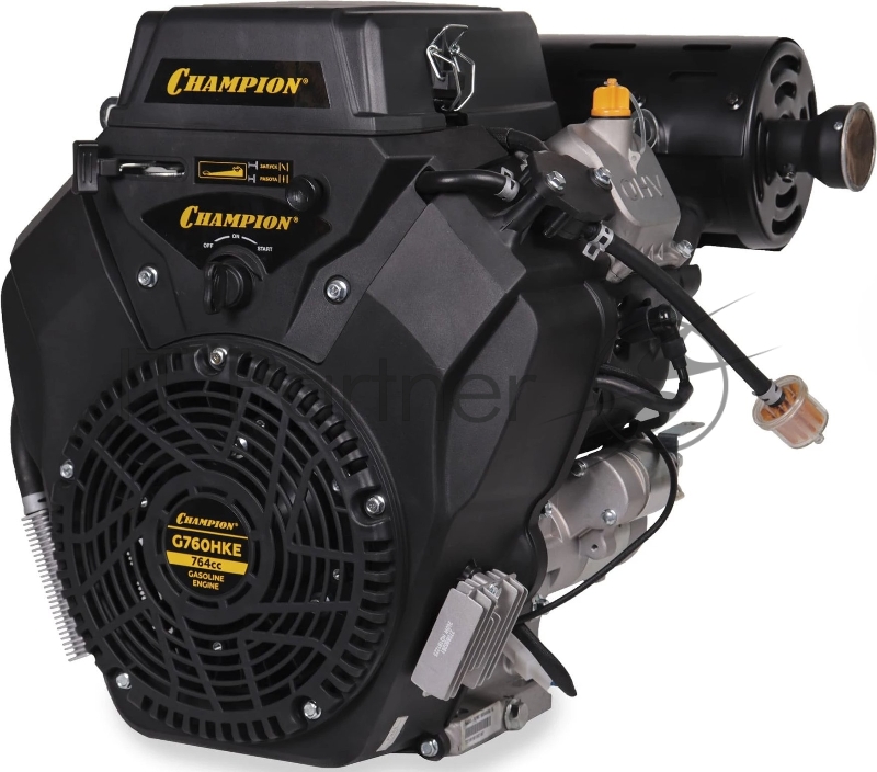Двигатель бензиновый Champion G760HKE 4-х тактный 24л.с. 18кВт для садовой техники