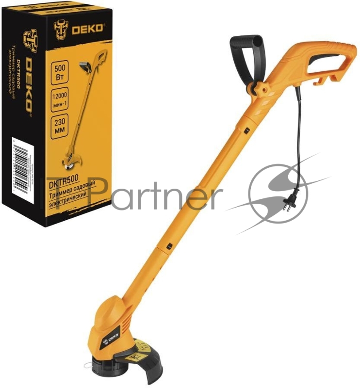 Триммер электрический Deko DKTR500 500Вт неразбор.штан. реж.эл.:леска