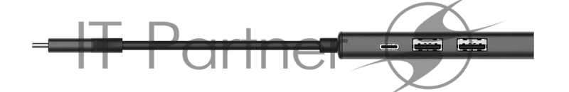 Разветвитель USB-C A4Tech DST-40C 2порт. серый