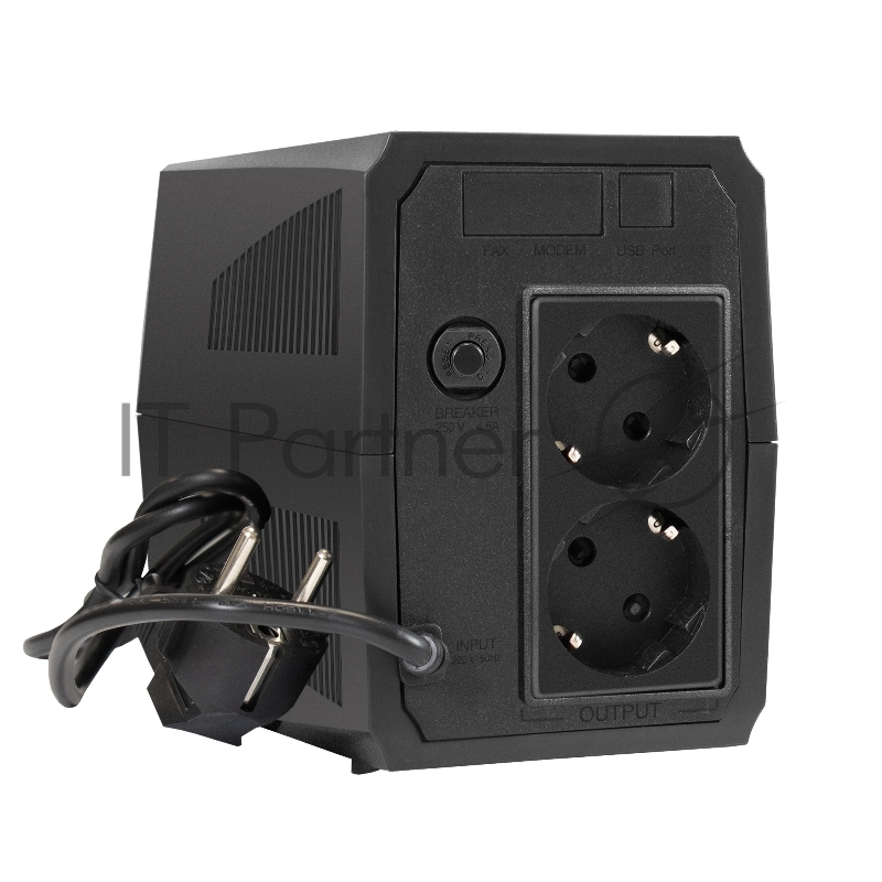 ИБП ExeGate Power Back BNB-500.LED.2SH <500VA/300W, LED, 2*Schuko, Black>