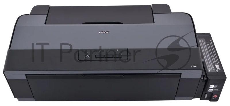 Принтер Epson L1300, 4-цветный струйный СНПЧ A3+, 15 (5.5 цв) стр/мин, 5760x1440 dpi, подача: 100 лист., вывод: 50 лист., USB, печать фотографий (старт.чернила - около 7100 ч/б документов А4 и 5700 цветных документов А4)