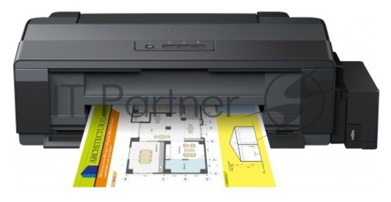 Принтер Epson L1300, 4-цветный струйный СНПЧ A3+, 15 (5.5 цв) стр/мин, 5760x1440 dpi, подача: 100 лист., вывод: 50 лист., USB, печать фотографий (старт.чернила - около 7100 ч/б документов А4 и 5700 цветных документов А4)