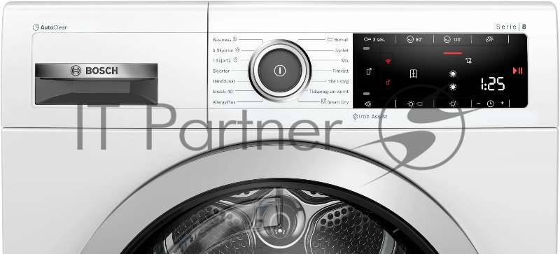 Сушильная машина Bosch WTX8HKB9SN кл.энер.:A++ макс.загр.:9кг белый