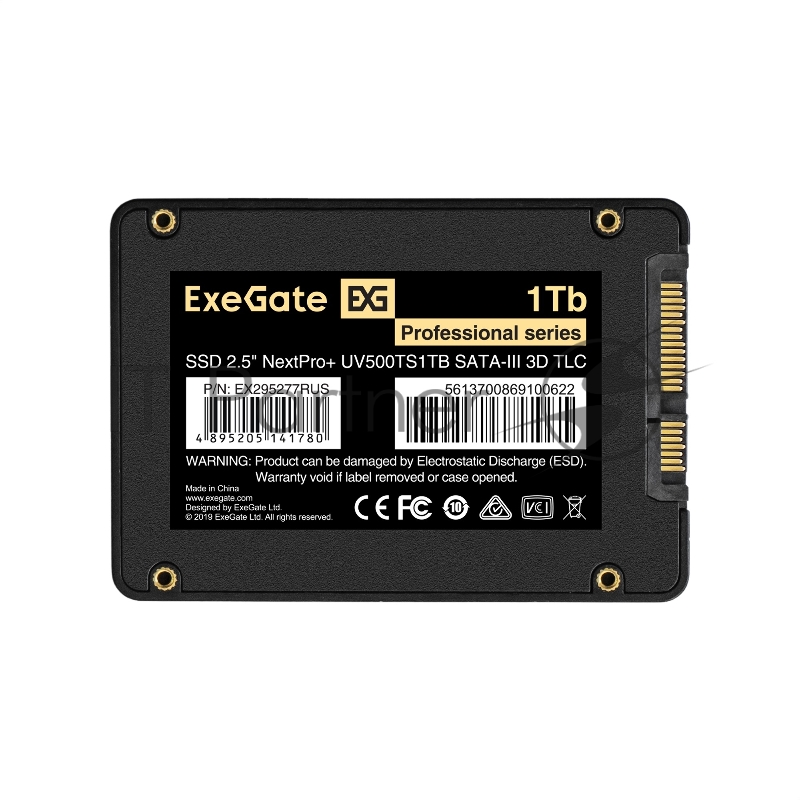 Накопитель SSD 2.5 1Tb ExeGate NextPro+ UV500TS1TB (SATA-III, 3D TLС)