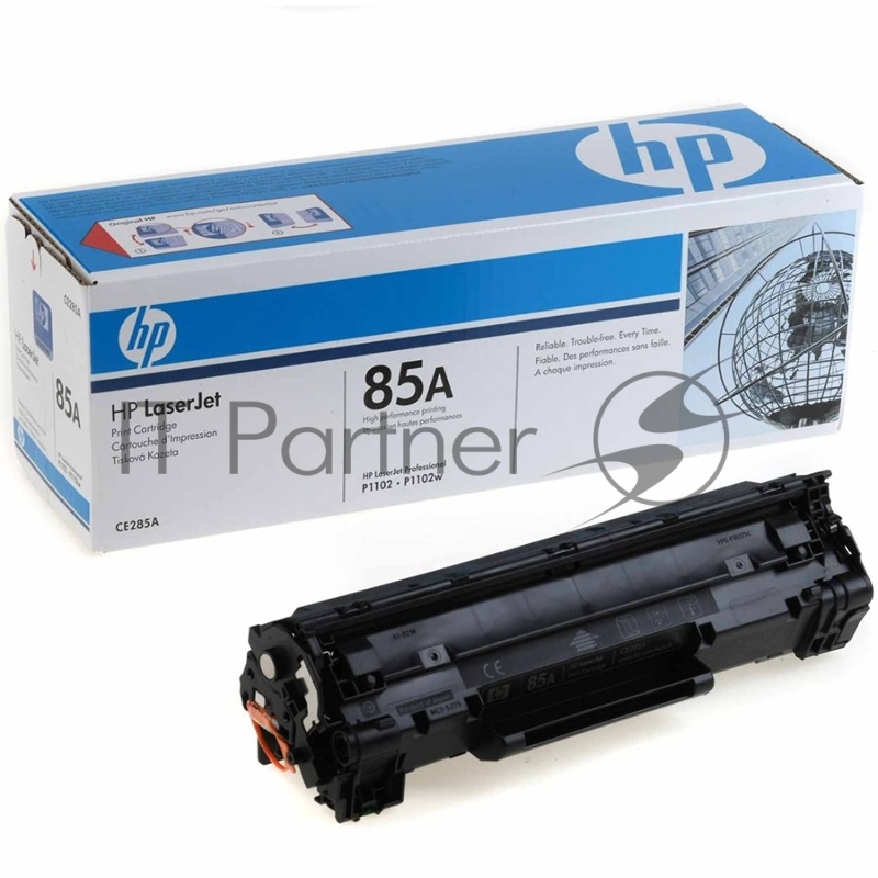 Тонер-картридж HP CE285A черный для LaserJet P1102/P1102w, M1132/M1212nf 1600 стр.
