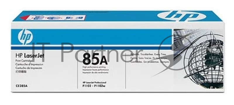 Тонер-картридж HP CE285A черный для LaserJet P1102/P1102w, M1132/M1212nf 1600 стр.