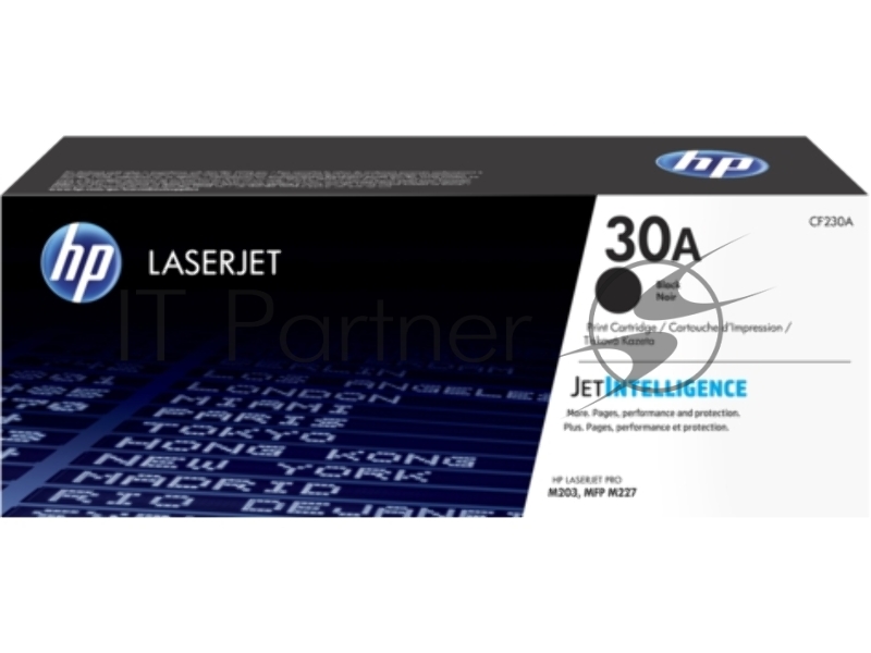 Тонер-картридж HP 30A черный для M203/MFP M227 (1600 стр)