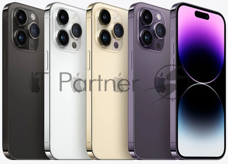 Смартфон Apple A2892 iPhone 14 Pro 256Gb 6Gb золотой моноблок 3G 4G 2Sim 6.1 1179x2556 iOS 16 48Mpix 802.11 a/b/g/n/ac/ax NFC GPS GSM900/1800 GSM1900 TouchSc Ptotect