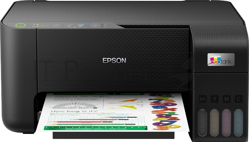 МФУ струйное Epson L3250, принтер/сканер/копир, (A4, принтер/сканер/копир, 5760x1440dpi, 33чб/15цв. ppm, СНПЧ, WiFi, USB)