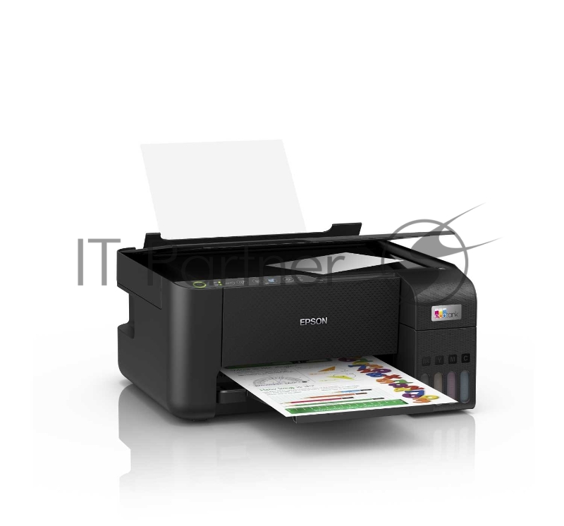 МФУ струйное Epson L3250, принтер/сканер/копир, (A4, принтер/сканер/копир, 5760x1440dpi, 33чб/15цв. ppm, СНПЧ, WiFi, USB)