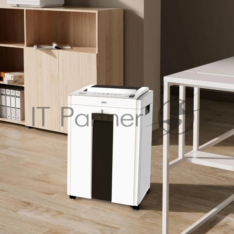 Шредер Deli ET053 белый (секр.P-4) фрагменты 16лист. 23лтр.