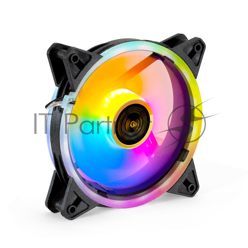 Вентилятор 12В DC ExeGate EX12025HM.FRGB.V2 (120x120x25 мм, Hydraulic bearing (гидродинамический), Molex, 1100RPM, 20dBA)