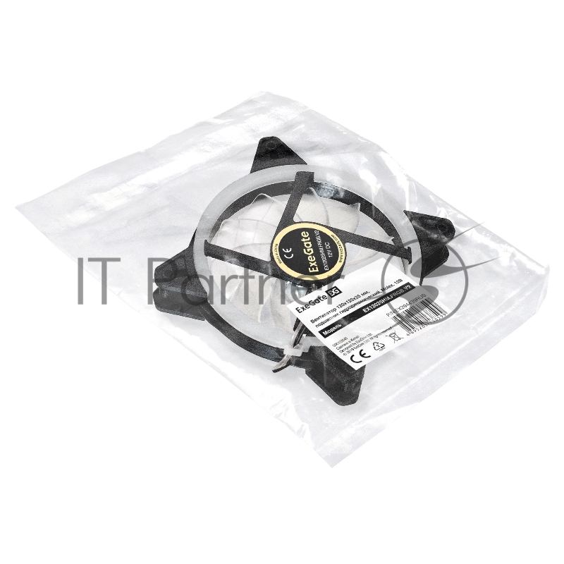 Вентилятор 12В DC ExeGate EX12025HM.FRGB.V2 (120x120x25 мм, Hydraulic bearing (гидродинамический), Molex, 1100RPM, 20dBA)