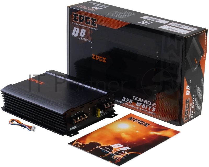 Усилитель автомобильный Edge EDB80.2LITE-E2 двухканальный