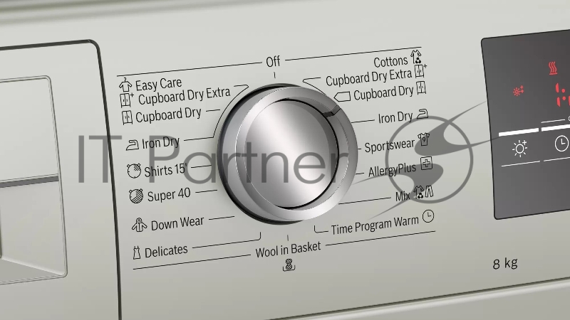 Сушильная машина Bosch WTN8543SME макс.загр.:8кг белый