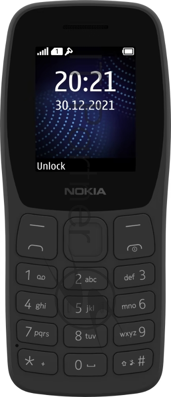 Мобильный телефон Nokia 105 TA-1432 SS CHARCOAL (11SIAB01A02)