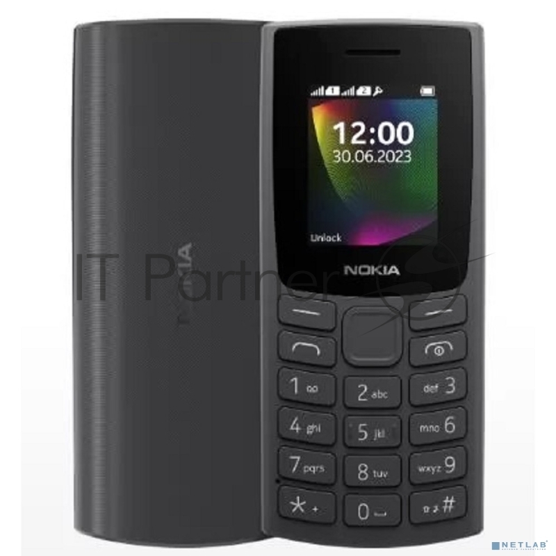 Мобильный телефон Nokia 106 TA-1564 DS CHARCOAL (1GF019BPA2C02)