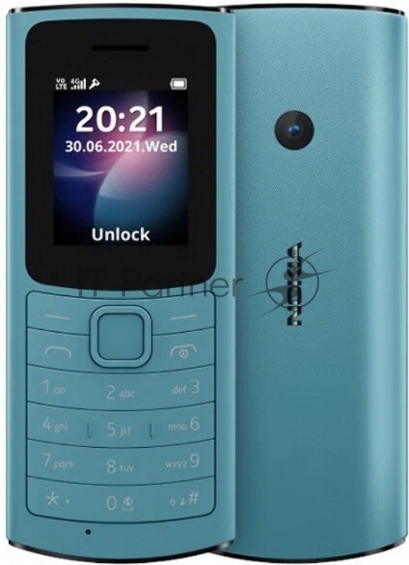 Мобильный телефон Nokia 110 4G TA-1543 DS BLUE (1GF018MPE1C01)