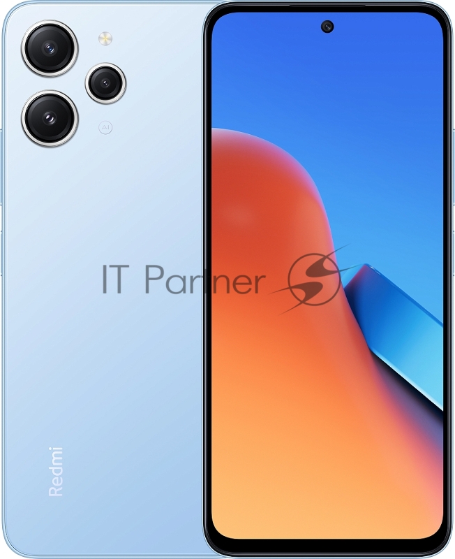 Смартфон Xiaomi Redmi 12 4/128Gb Sky Blue MZB0EAORU