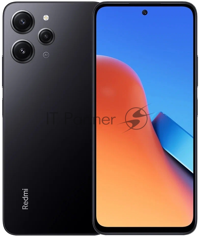 Смартфон Xiaomi Redmi 12 4/128Gb Midnight black MZB0EBXRU