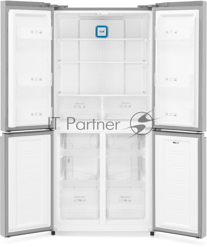 Холодильник Hyundai CM5082FIX 3-хкамерн. нержавеющая сталь (трехкамерный)