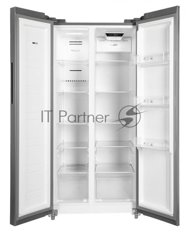 Холодильник Hyundai CS4083FIX 2-хкамерн. нержавеющая сталь (двухкамерный)