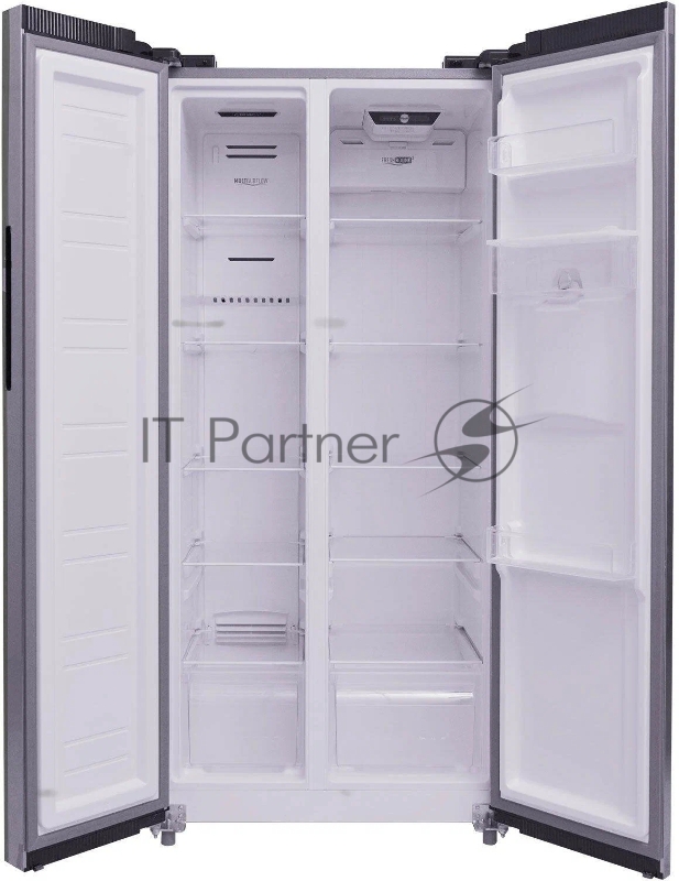 Холодильник Hyundai CS4086FIX 2-хкамерн. нержавеющая сталь (двухкамерный)