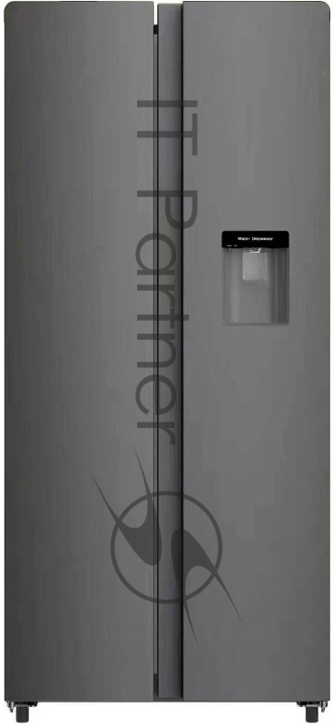 Холодильник Hyundai CS4086FIX 2-хкамерн. нержавеющая сталь (двухкамерный)