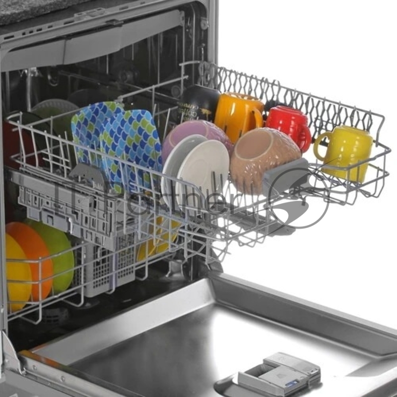 Встраиваемая посудомоечная машина Beko BDIN16520Q, полноразмерная, ширина 59.8см, полновстраиваемая, загрузка 15 комплектов, белый