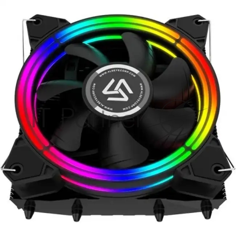 Кулер ALSEYE H120TD Universal, 125W, 120mm FAN, 800~2000 rpm, 24.1~35.5 dBA, RGB, PWM, RTL