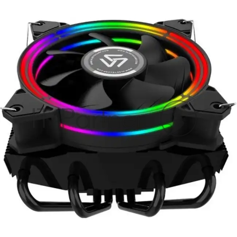Кулер ALSEYE H120TD Universal, 125W, 120mm FAN, 800~2000 rpm, 24.1~35.5 dBA, RGB, PWM, RTL