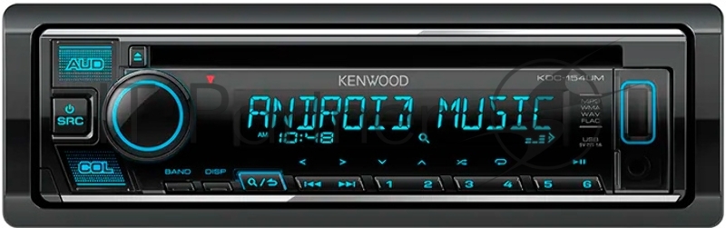 Автомагнитола CD Kenwood KDC-154UM 1DIN 4x50Вт