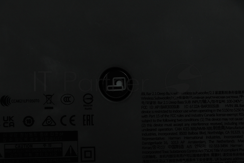 Саундбар JBL Bar 2.1 2.1 100Вт+200Вт черный