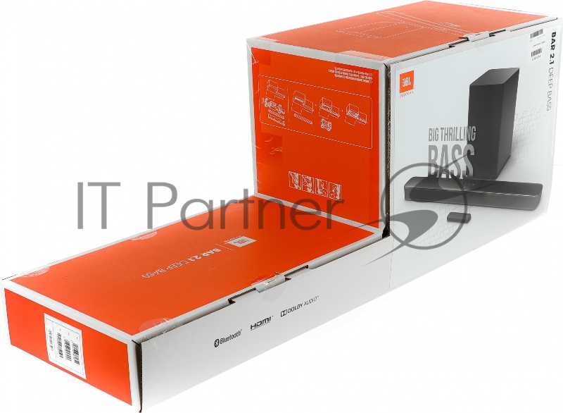 Саундбар JBL Bar 2.1 2.1 100Вт+200Вт черный