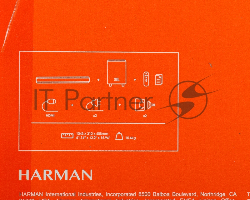 Саундбар JBL Bar 2.1 2.1 100Вт+200Вт черный