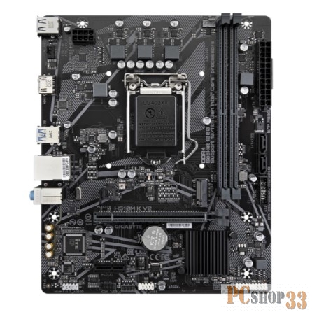 Материнская плата Gigabyte H510M K V2 Soc-1200 Intel H470 2xDDR4 mATX AC`97 8ch(7.1) GbLAN+HDMI