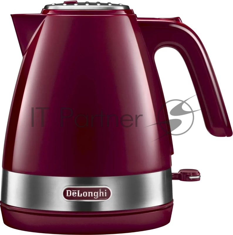 Чайник электрический Delonghi KBLA2001.R 1.7л. 2000Вт красный