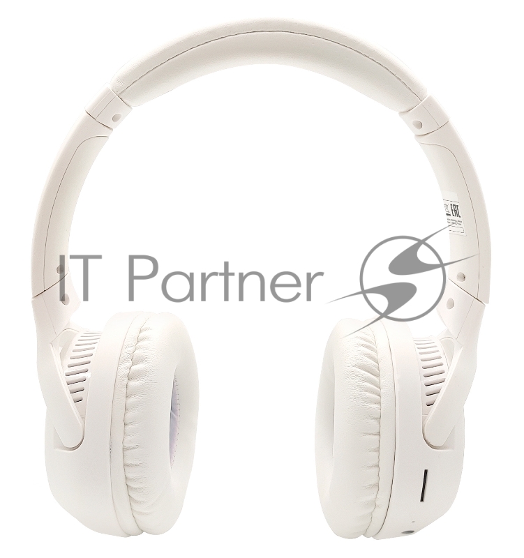 Гарнитура накладные Hyundai H-HP101 белый беспроводные bluetooth оголовье