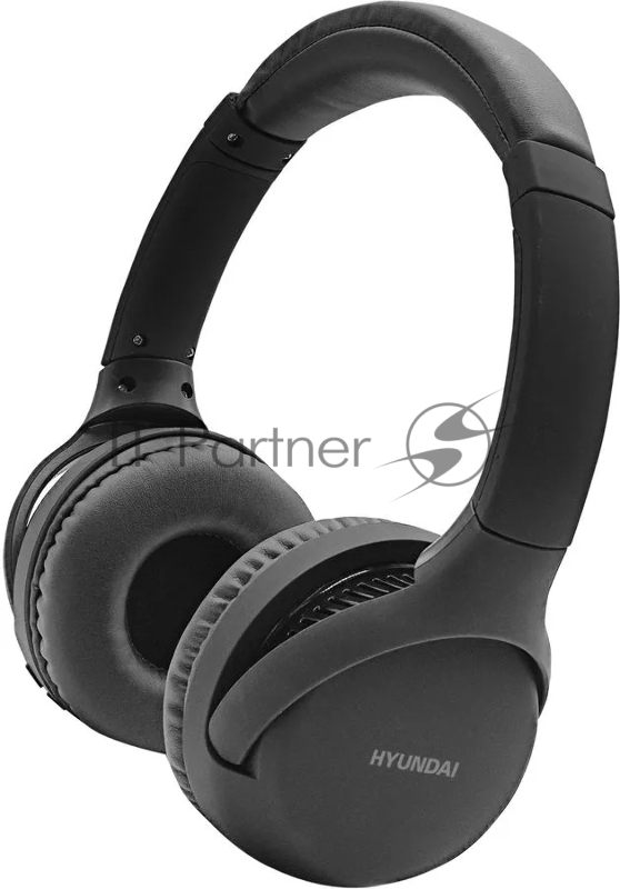 Гарнитура накладные Hyundai H-HP101 черный беспроводные bluetooth оголовье