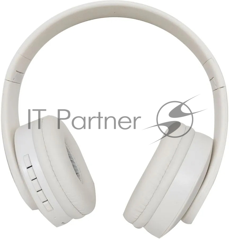 Гарнитура накладные Hyundai H-HP102 белый беспроводные bluetooth оголовье