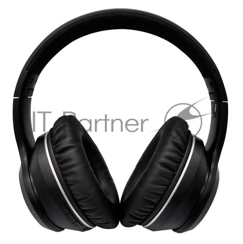 Гарнитура накладные Hyundai H-HP103 черный беспроводные bluetooth оголовье