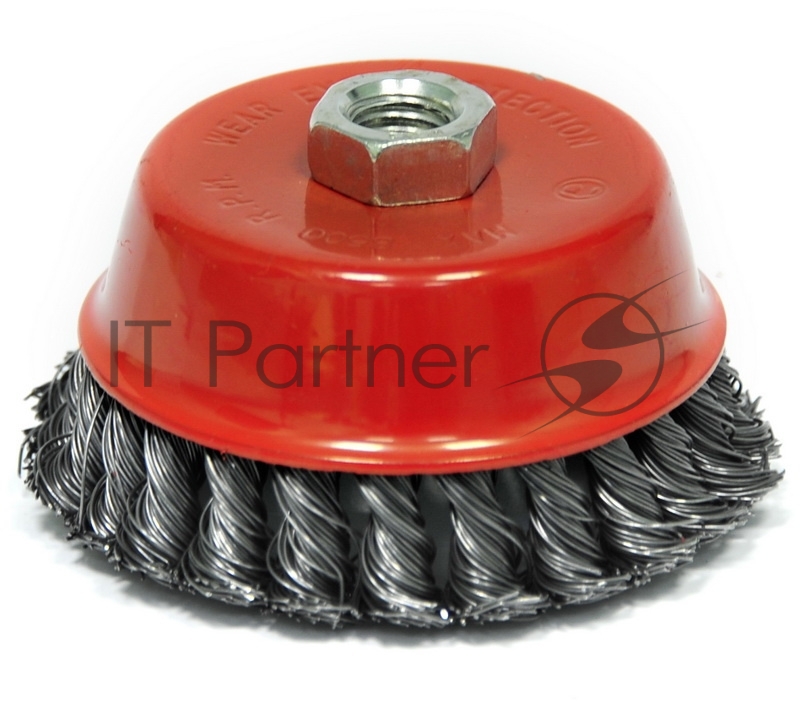 Щетка дисковая по мет. Elitech 1820.074500 d=100мм (угловые шлифмашины) (упак.:1шт)