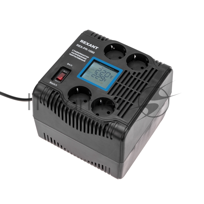 Стабилизатор напряжения портативный REX-PR-1000 REXANT