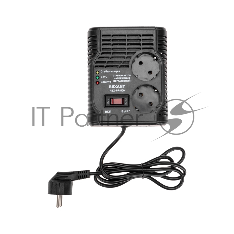 Стабилизатор напряжения портативный REX-PR-500 REXANT