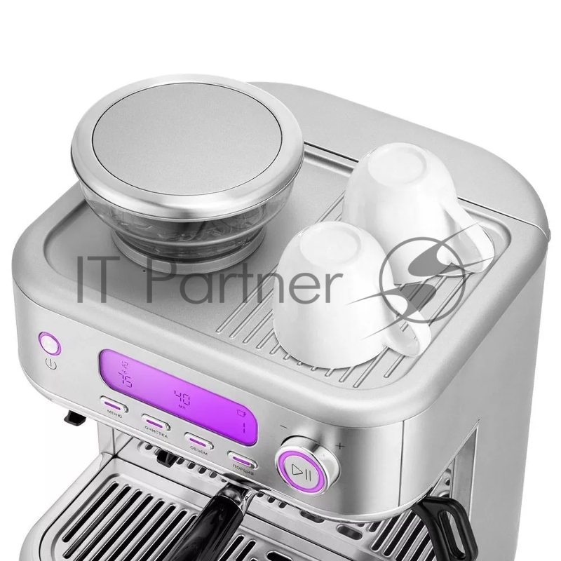 Кофемашина Kitfort КТ-7113 1480Вт нержавеющая сталь