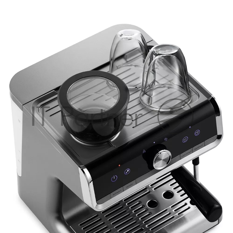 Кофемашина Kitfort КТ-789 1550Вт серебристый