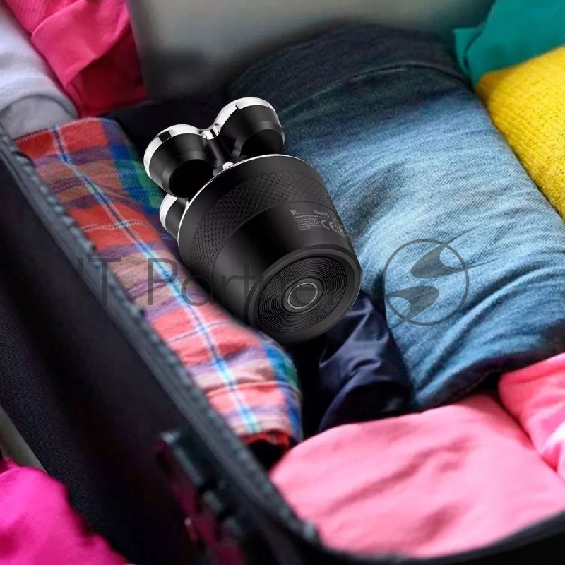 Бритва роторная Kitfort КТ-3142 реж.эл.:5 питан.:аккум. черный