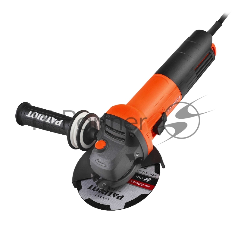 Машина углошлифовальная (УШМ) AG 125 тонкий корпус пылезащищенная 850Вт Диск 125мм PATRIOT 110301125