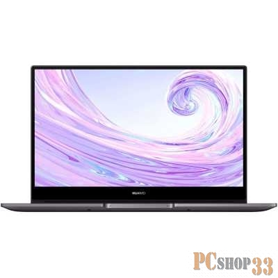 Ноутбук 14 IPS FHD Huawei MateBook D14 NbD-WDI9 gray (Core i3 1115G4/8Gb/256Gb SSD/VGA int/noOS) (53013SMV)
